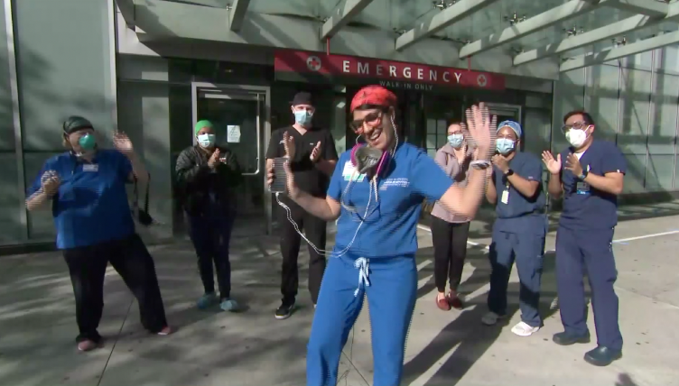Wilkinson dancing UCSD ER nurse back from NY.png