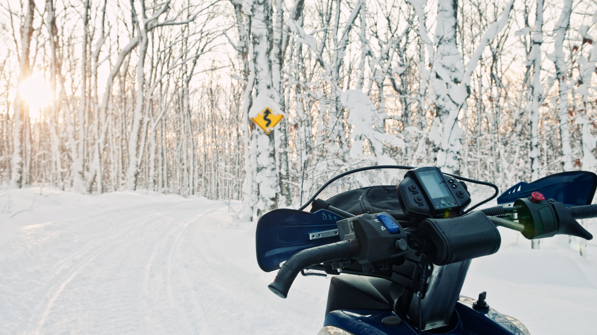 Snowmobiling