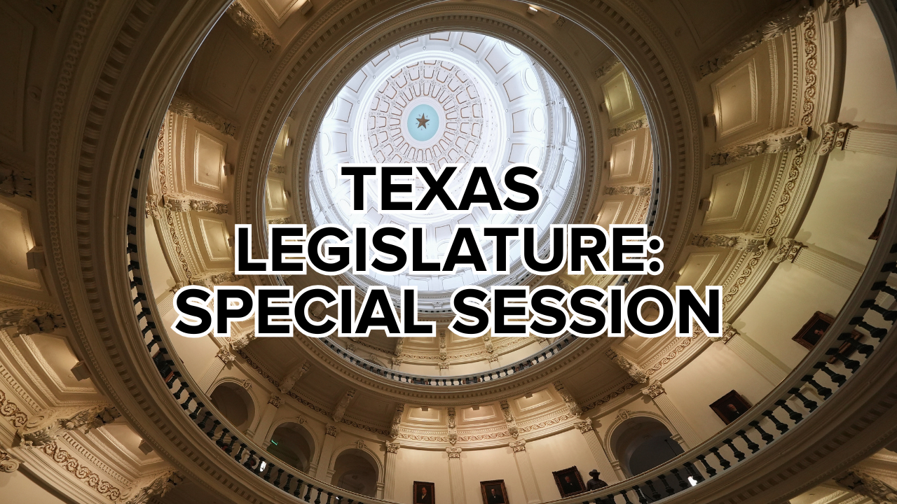 Texas Legislature: Special Session