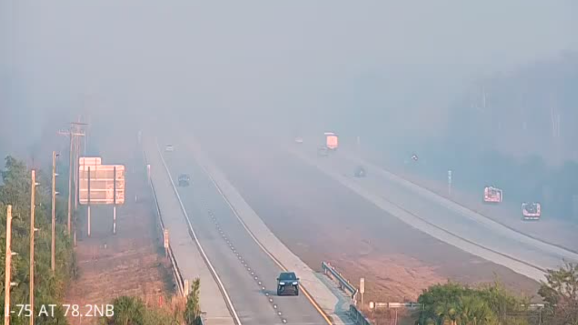 FDOT Brush Fire Alligator Alley 2-25