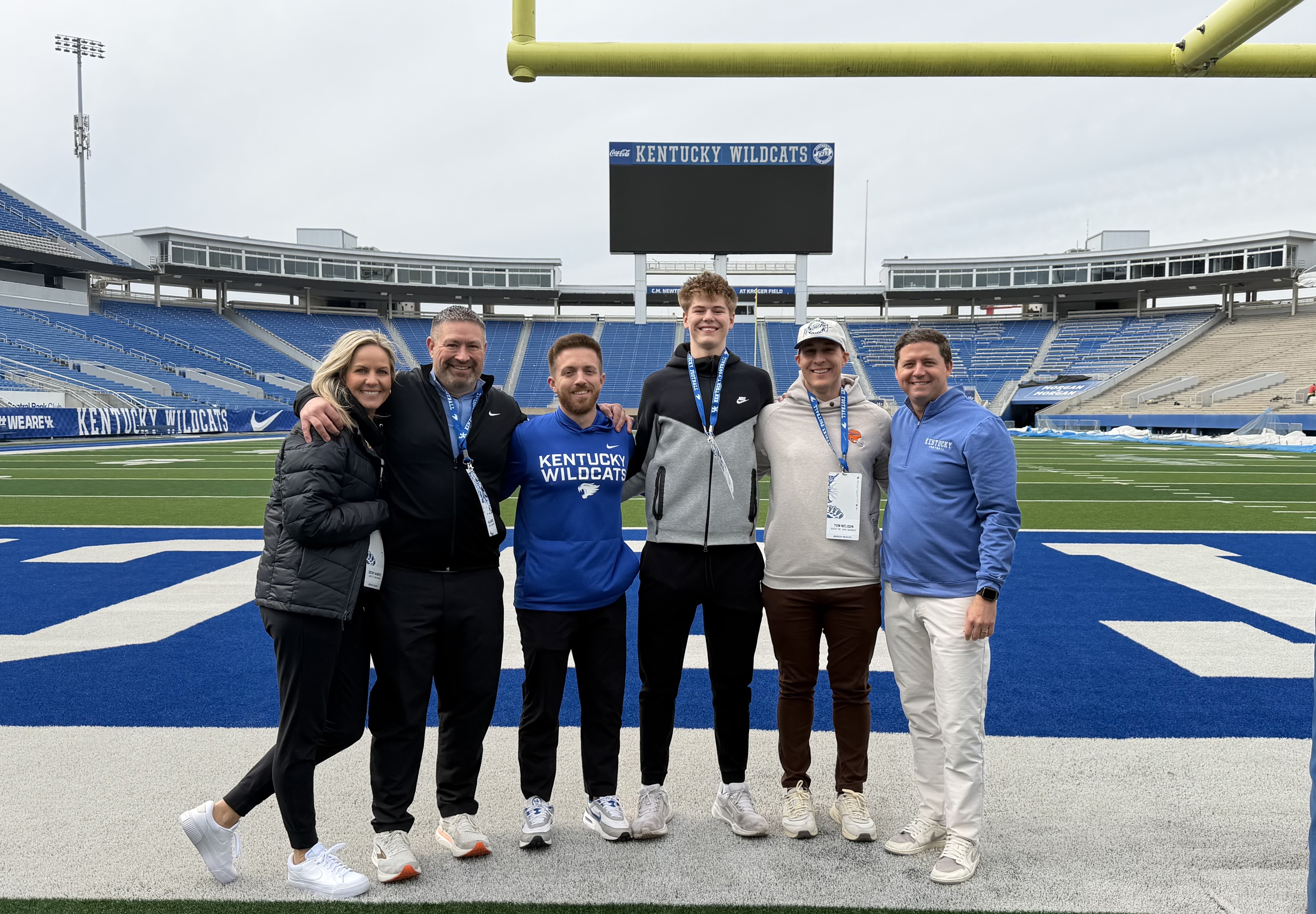 Jake Nawrot and family visiting Kentucky