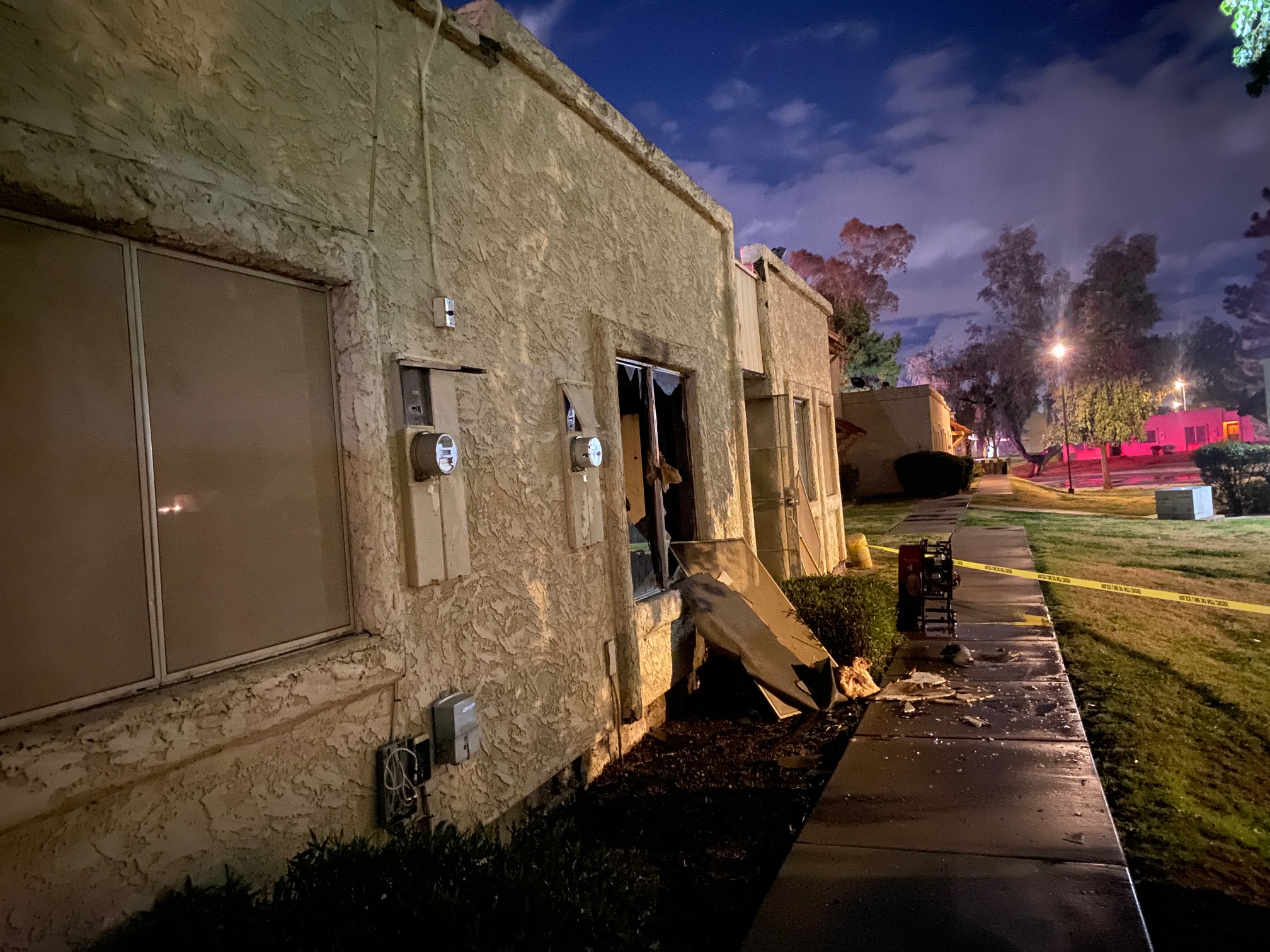 35th avenue and northern condo fire