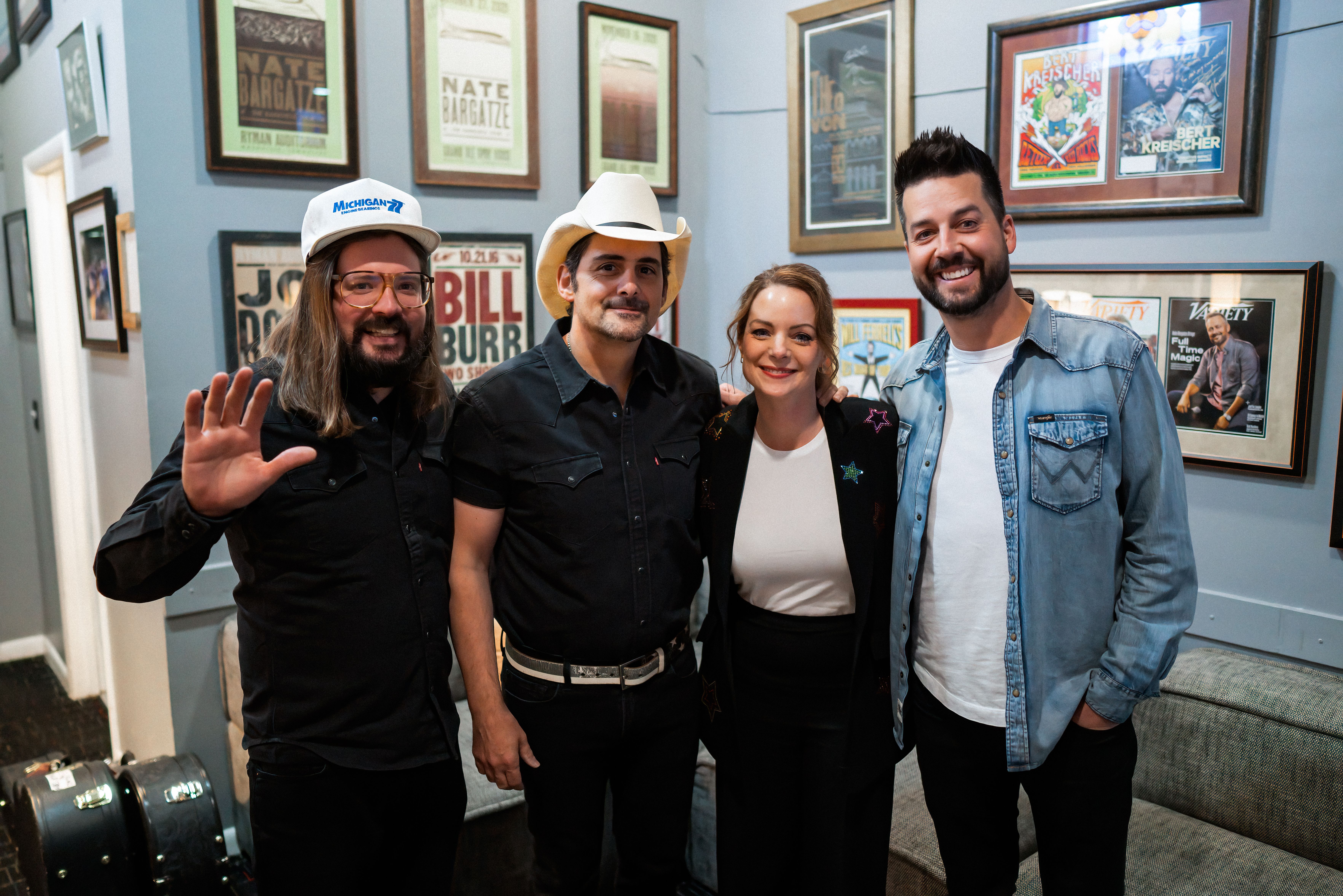 Dusty Slay, Brad Paisley, Kimberly Williams-Paisley & John Crist. Courtesy: Sean O'Halloran