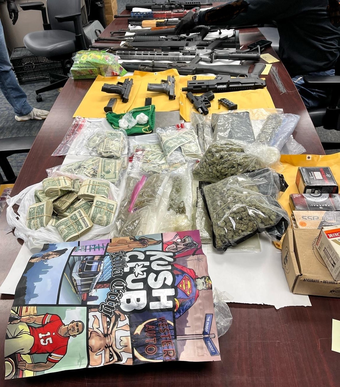 KCKPD drugs and guns seizure