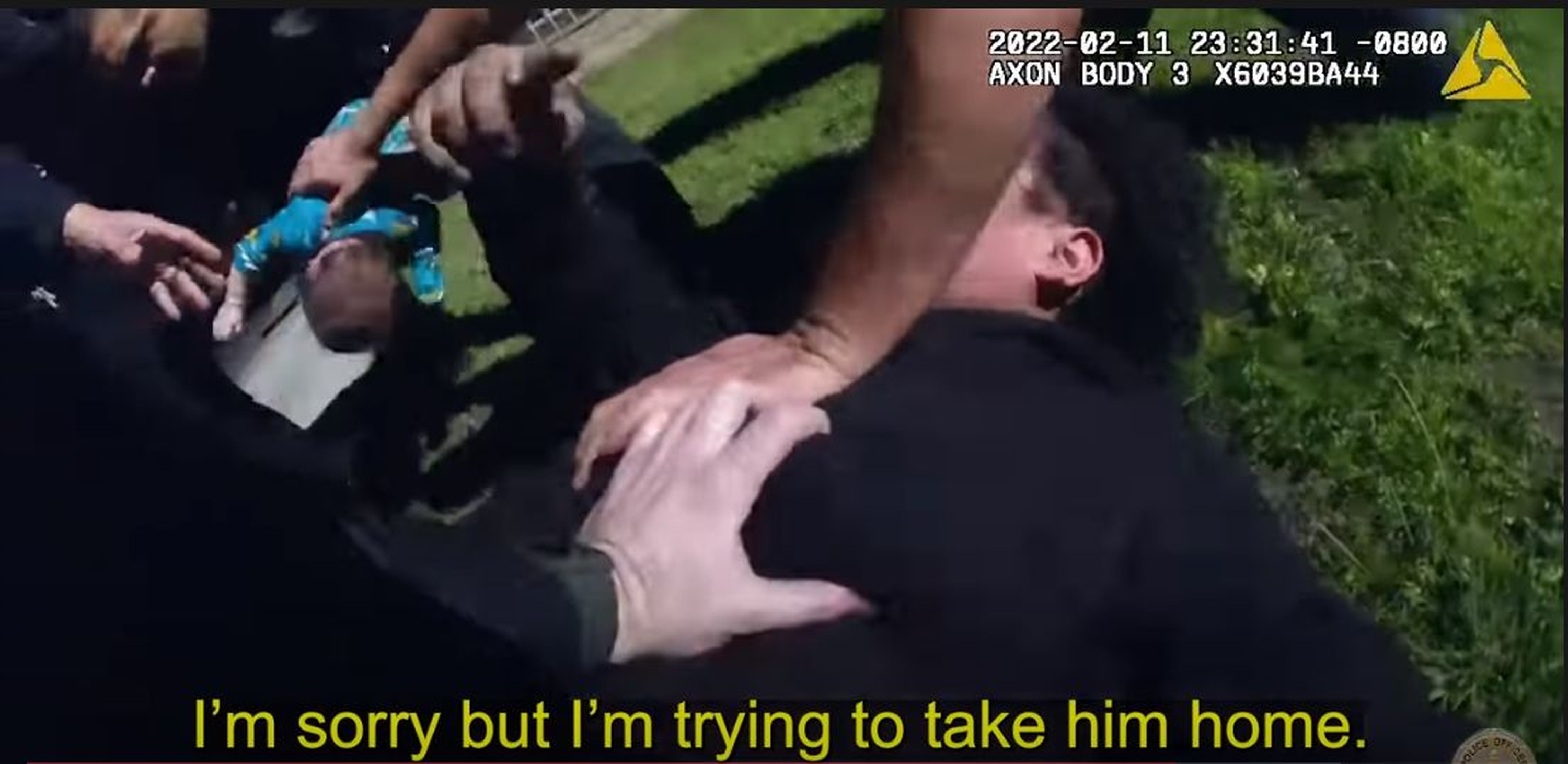 LA Police chase baby 
