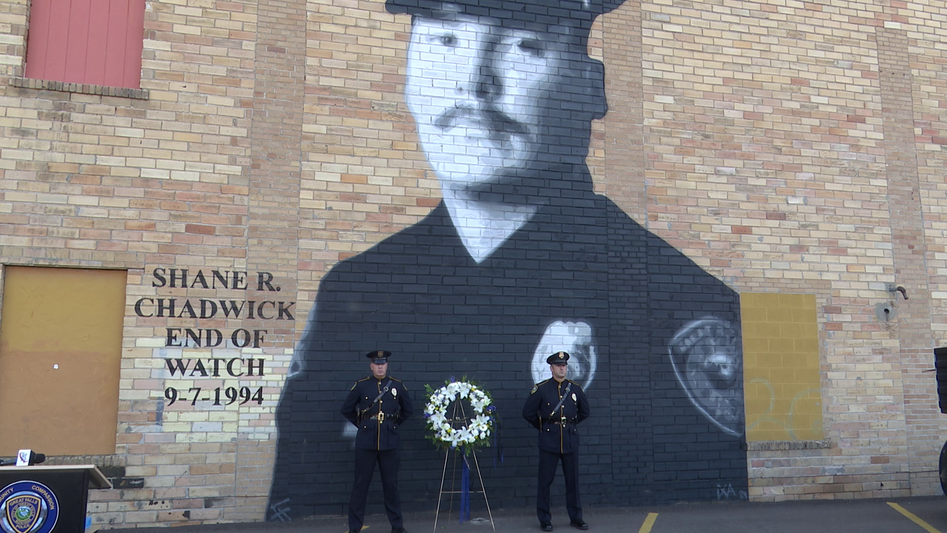 Shane Chadwick Memorial Mural unveiled in Great Falls 