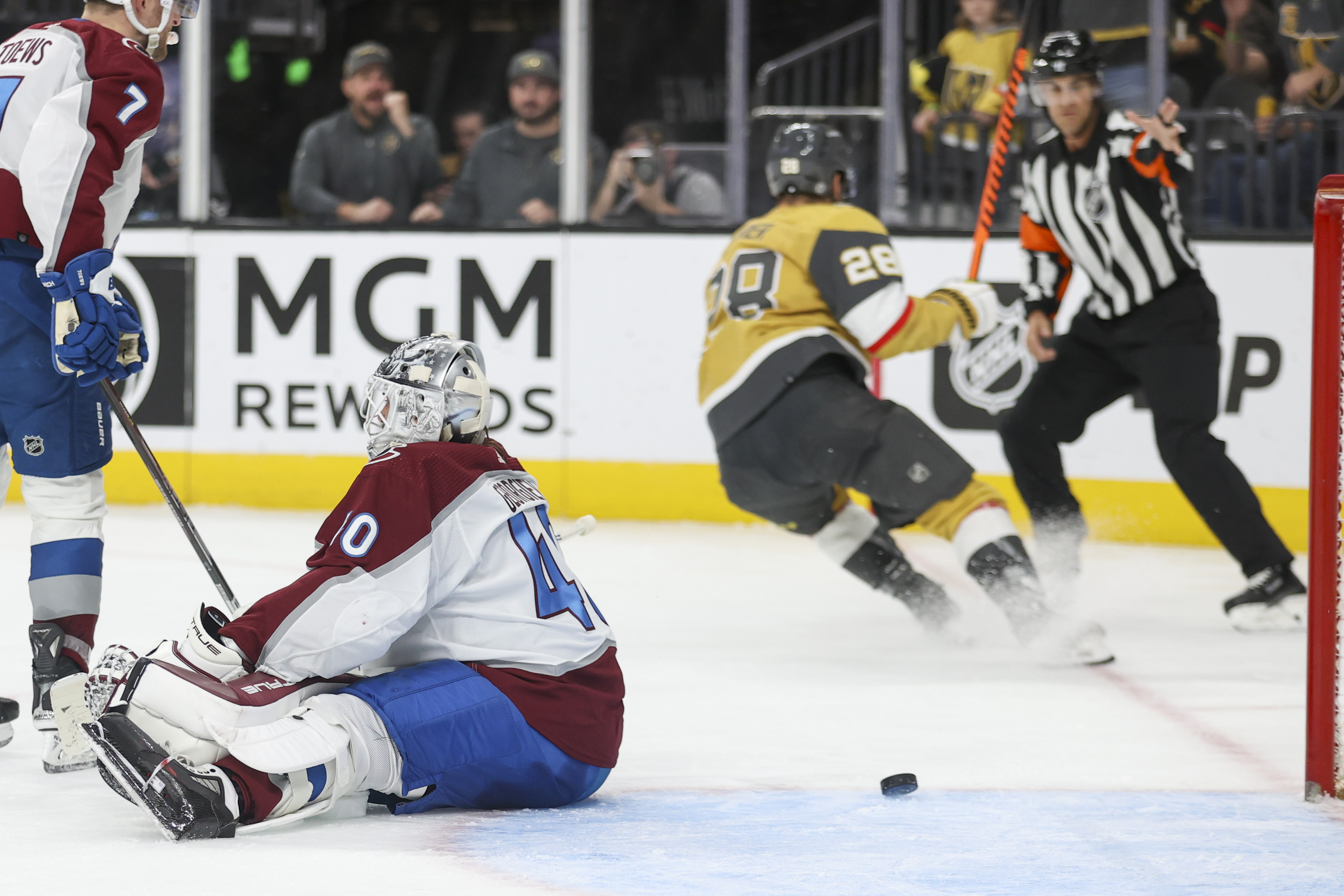 Avalanche Golden Knights Hockey