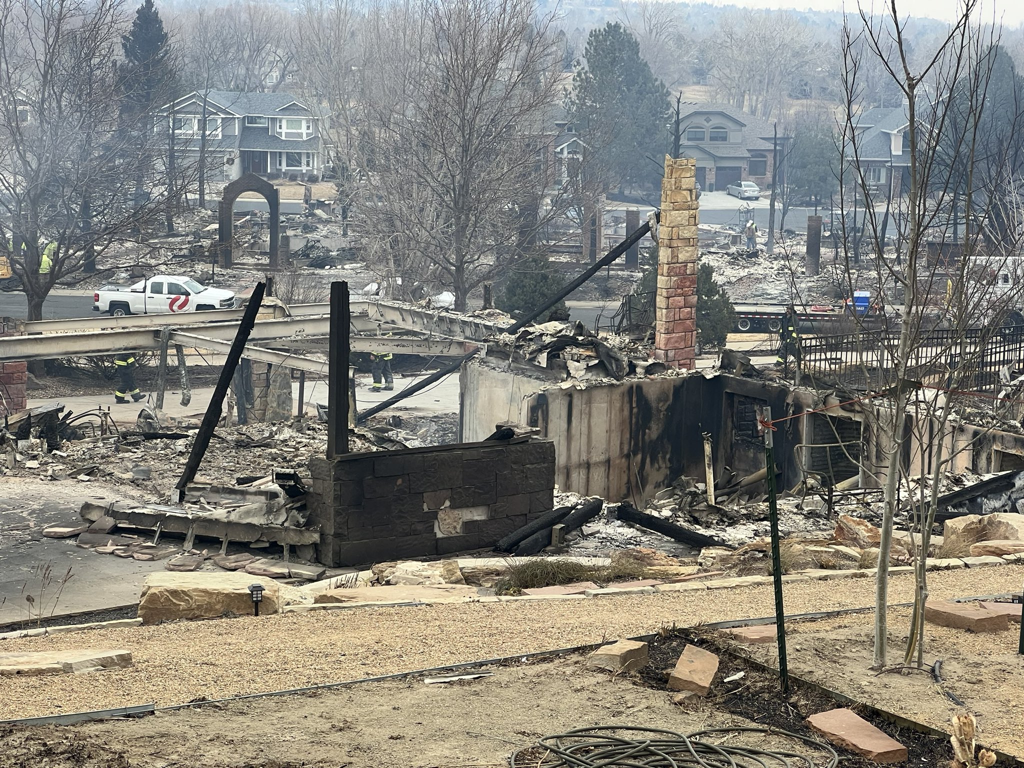 West Dillon Rd Fire Damage