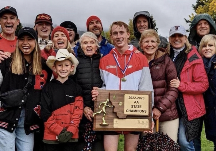 Weston Brown and family following State win