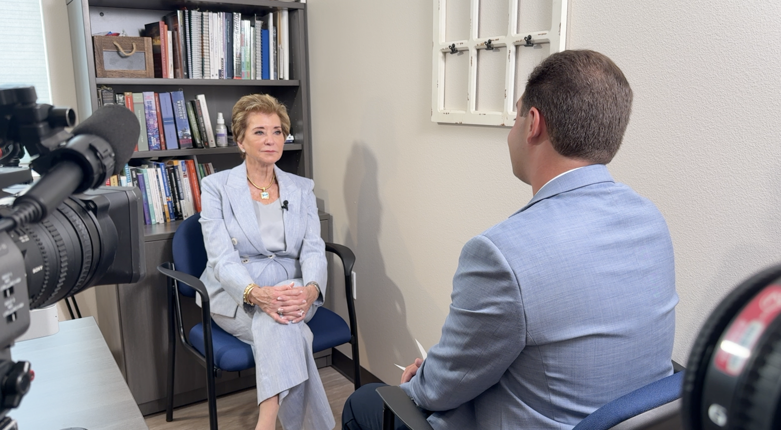 Linda McMahon with Tyler Melito