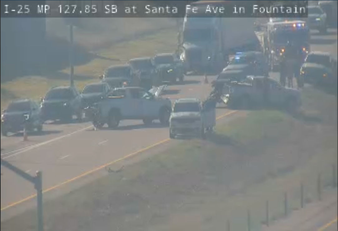 Northbound Crash I-25 