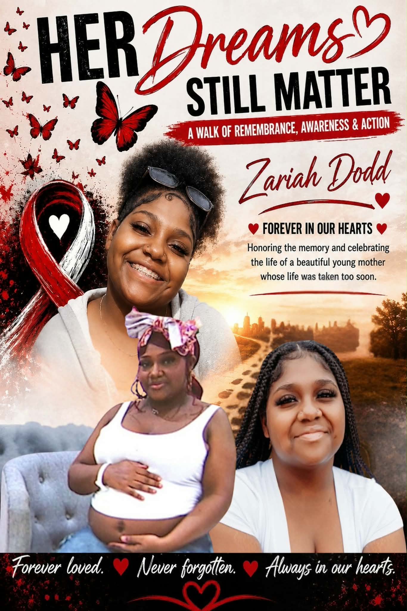 Zariah Dodd Remembrance walk