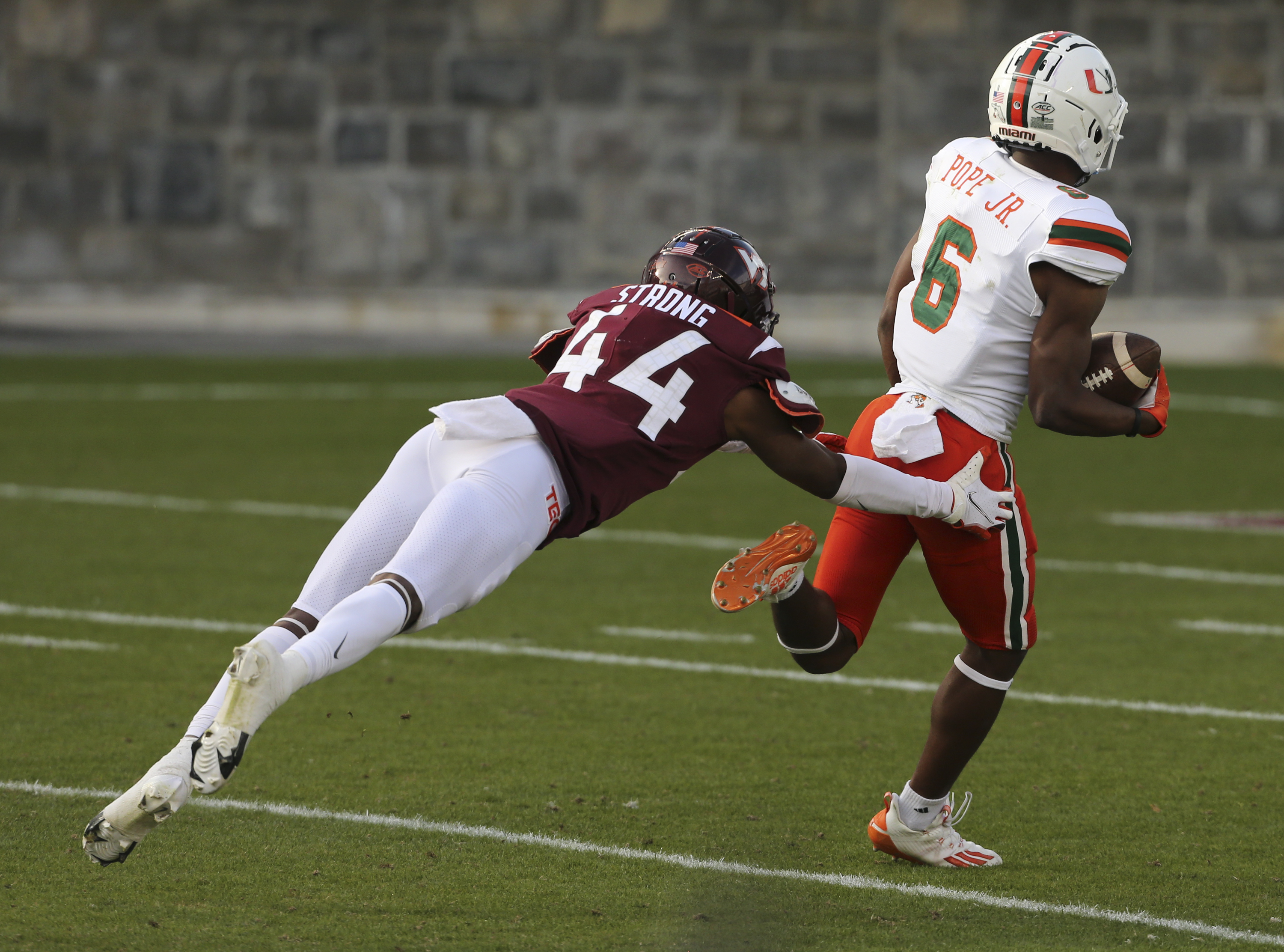 Miami Virginia Tech Football