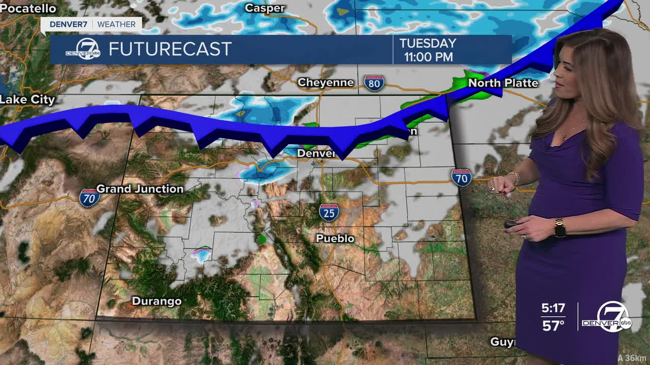 Cold Front Races into Colorado Tonight