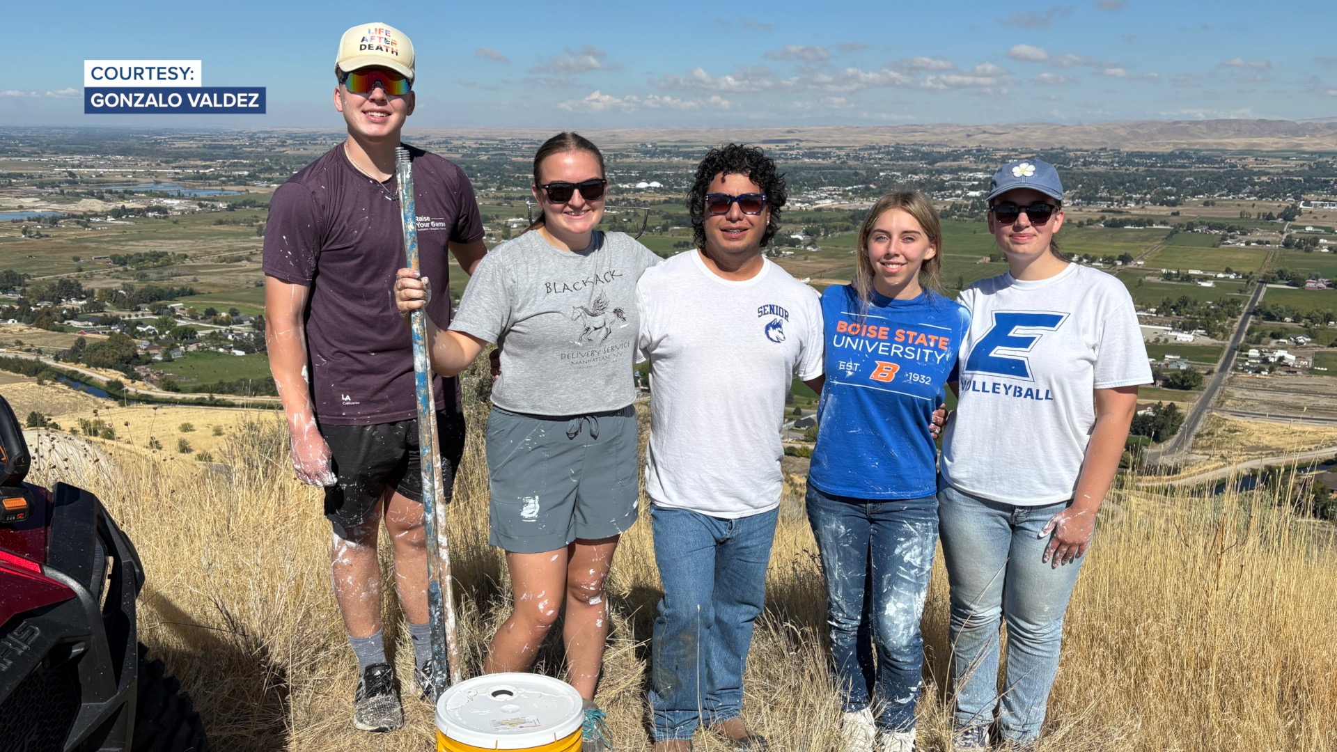 Emmett High School Students Revitalize Iconic Hillside ‘E’ Landmark