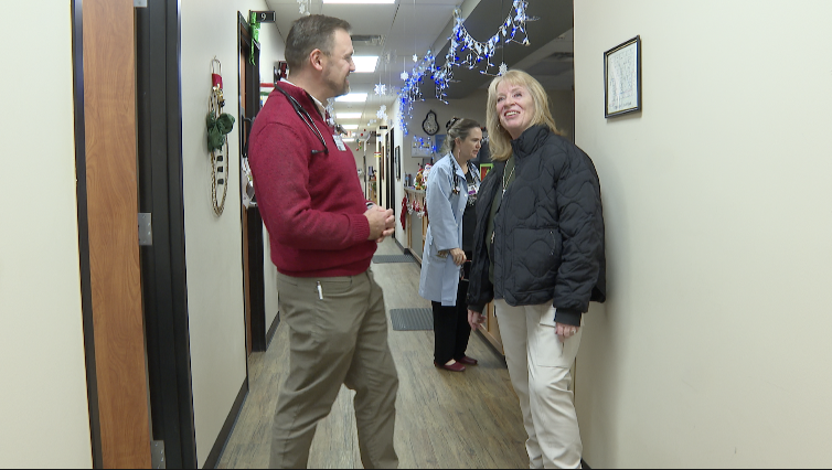 Dr. Cupp and Dren Pfiefer