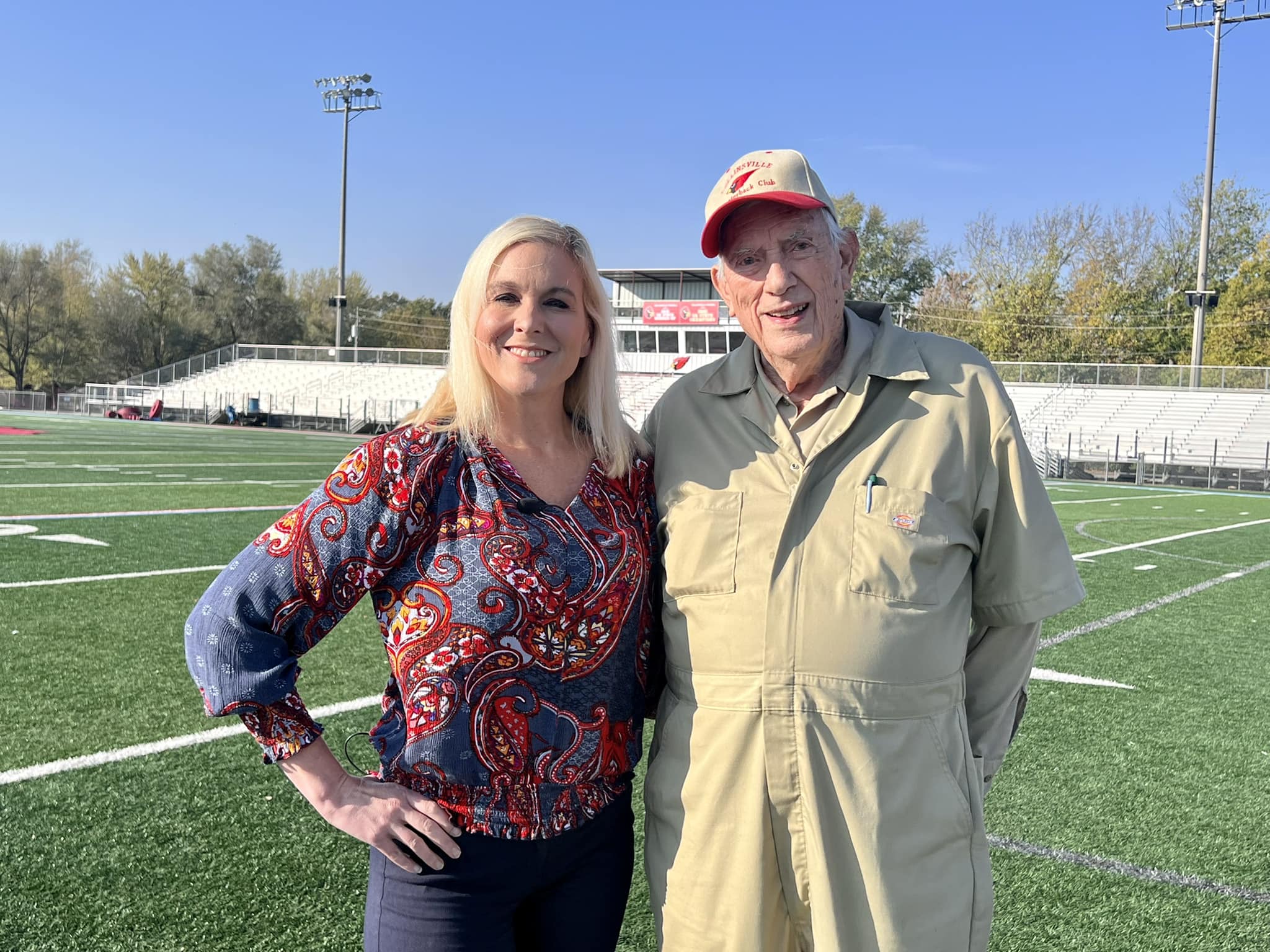 Erin Christy with Melvin Lowe