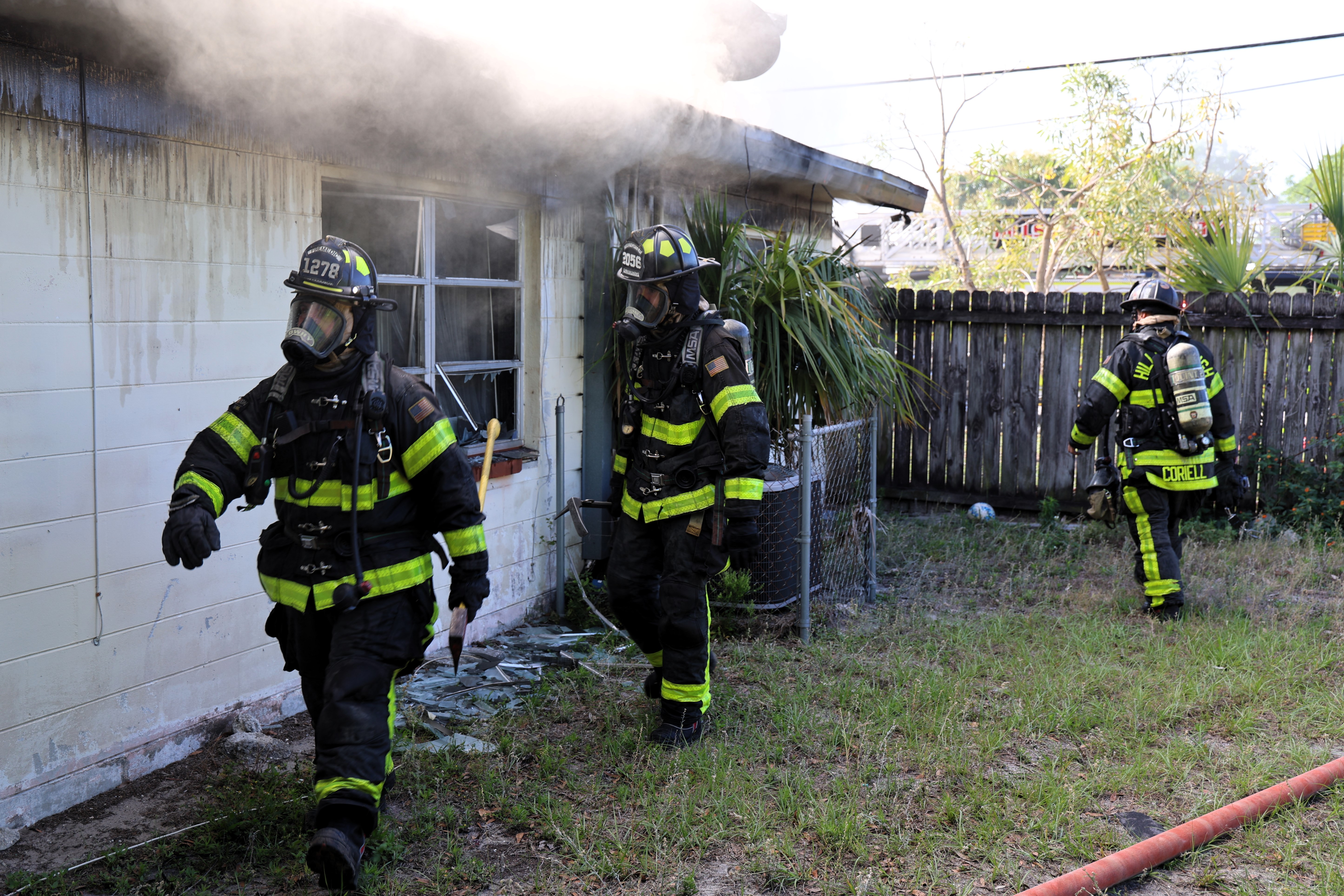 Hillsborough Fire Rescue battles suspicious fire