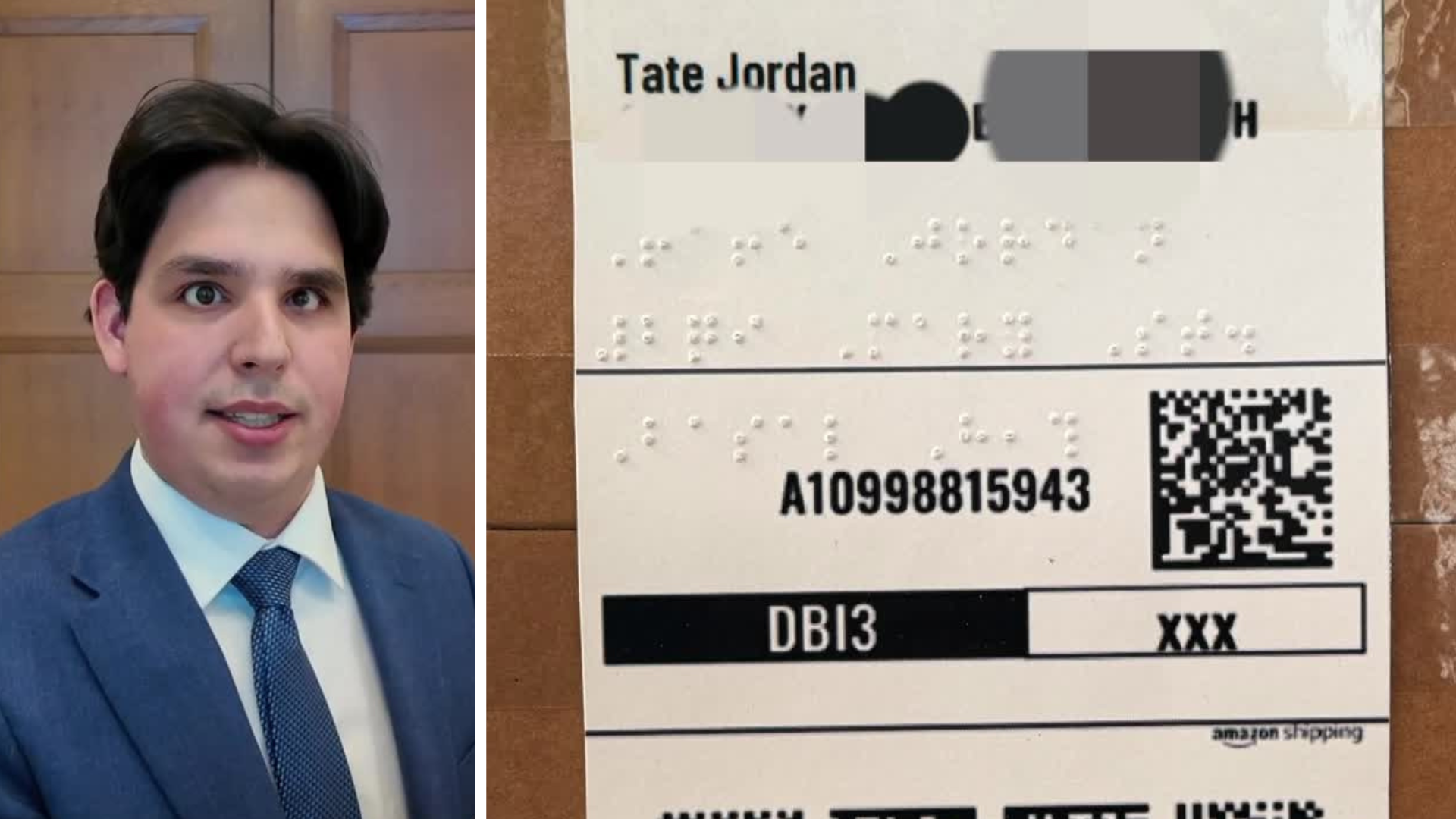 Braille Shipping Labels