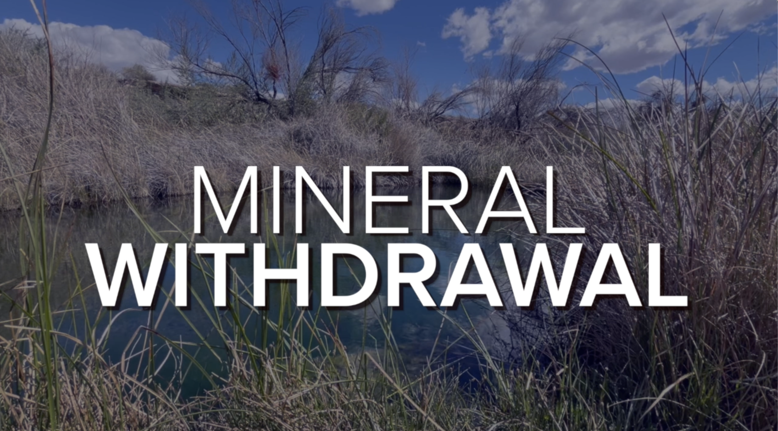 Mineral Withdrawal