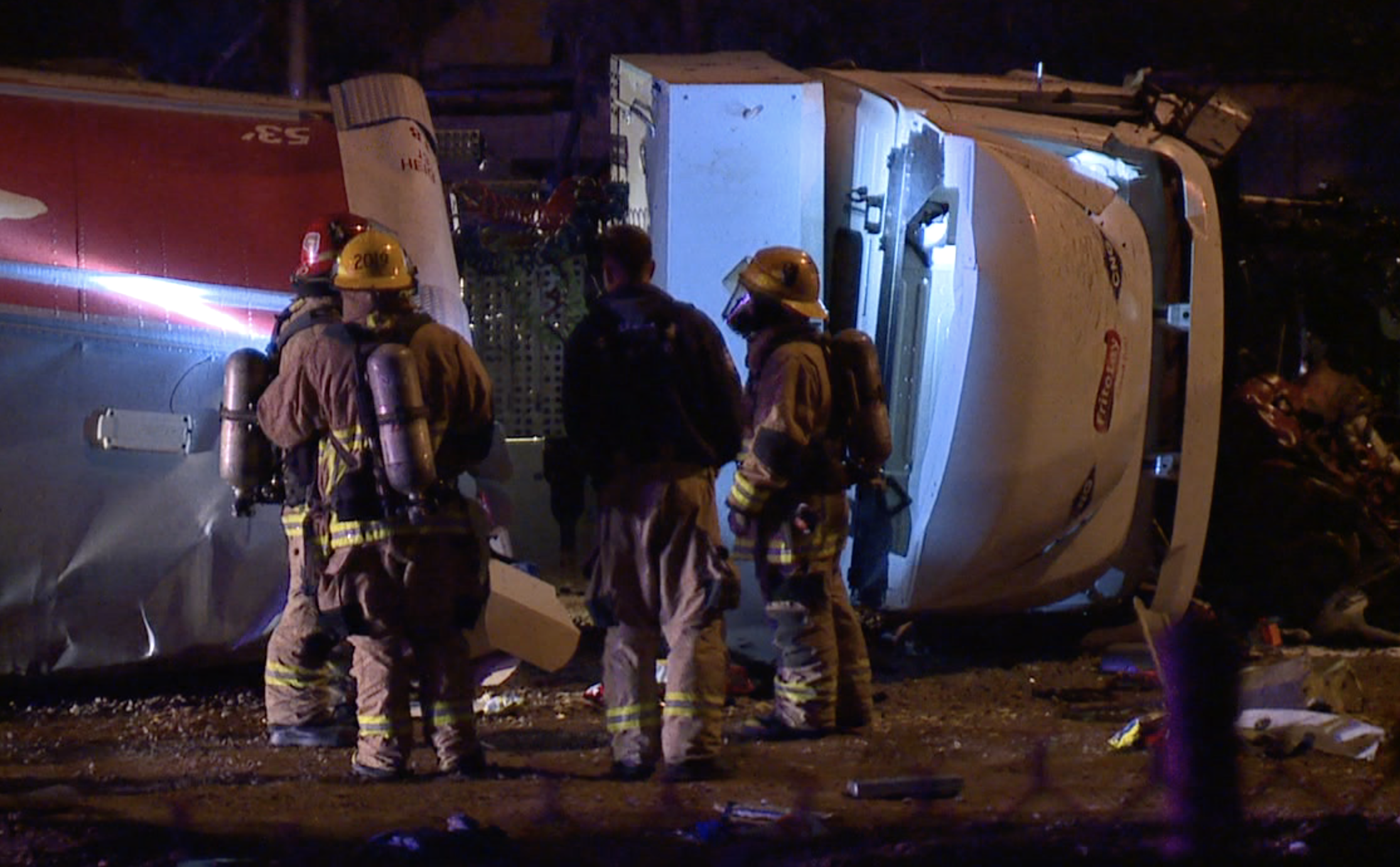 I-10/I-17 stack truck rollover 