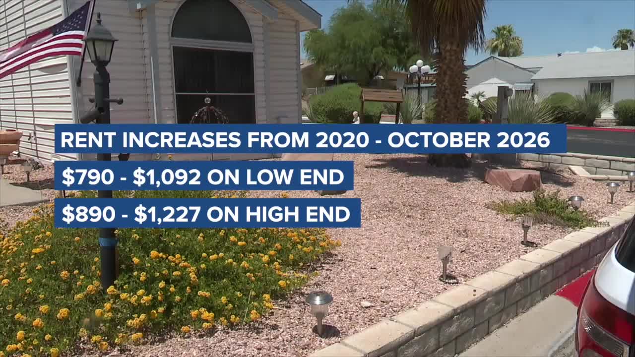 Henderson senior mobile home community residents say rising land rent is pushing them out