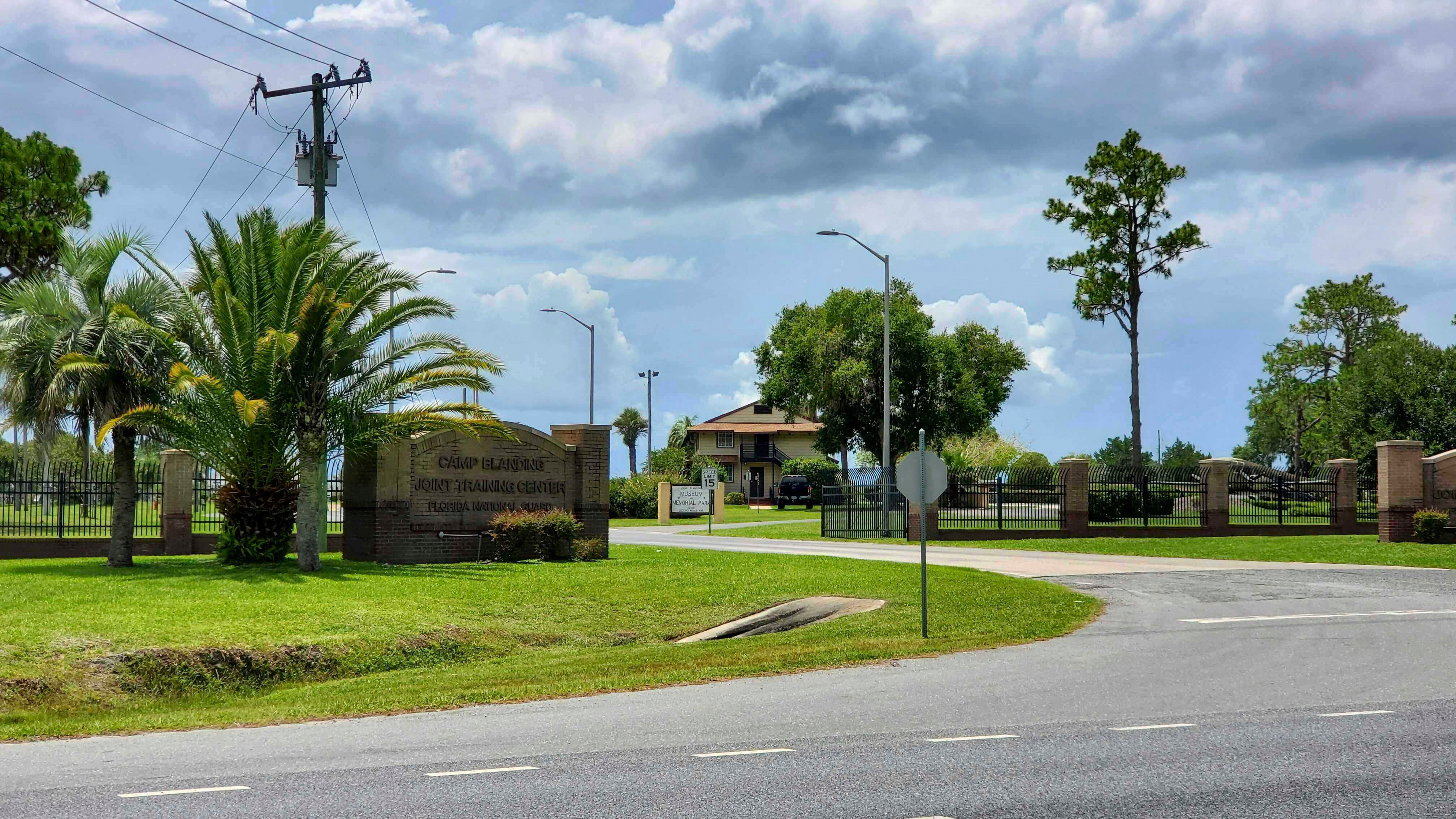 Entrance to Camp Blanding Joint Training Center