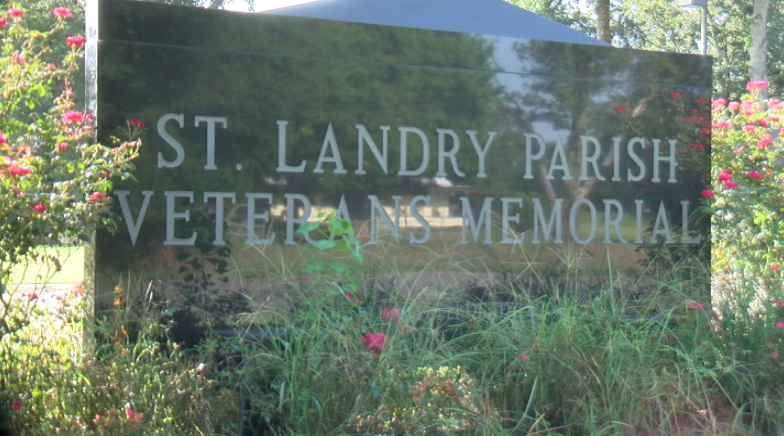 St. Landry Parish Veterans Memorial sign