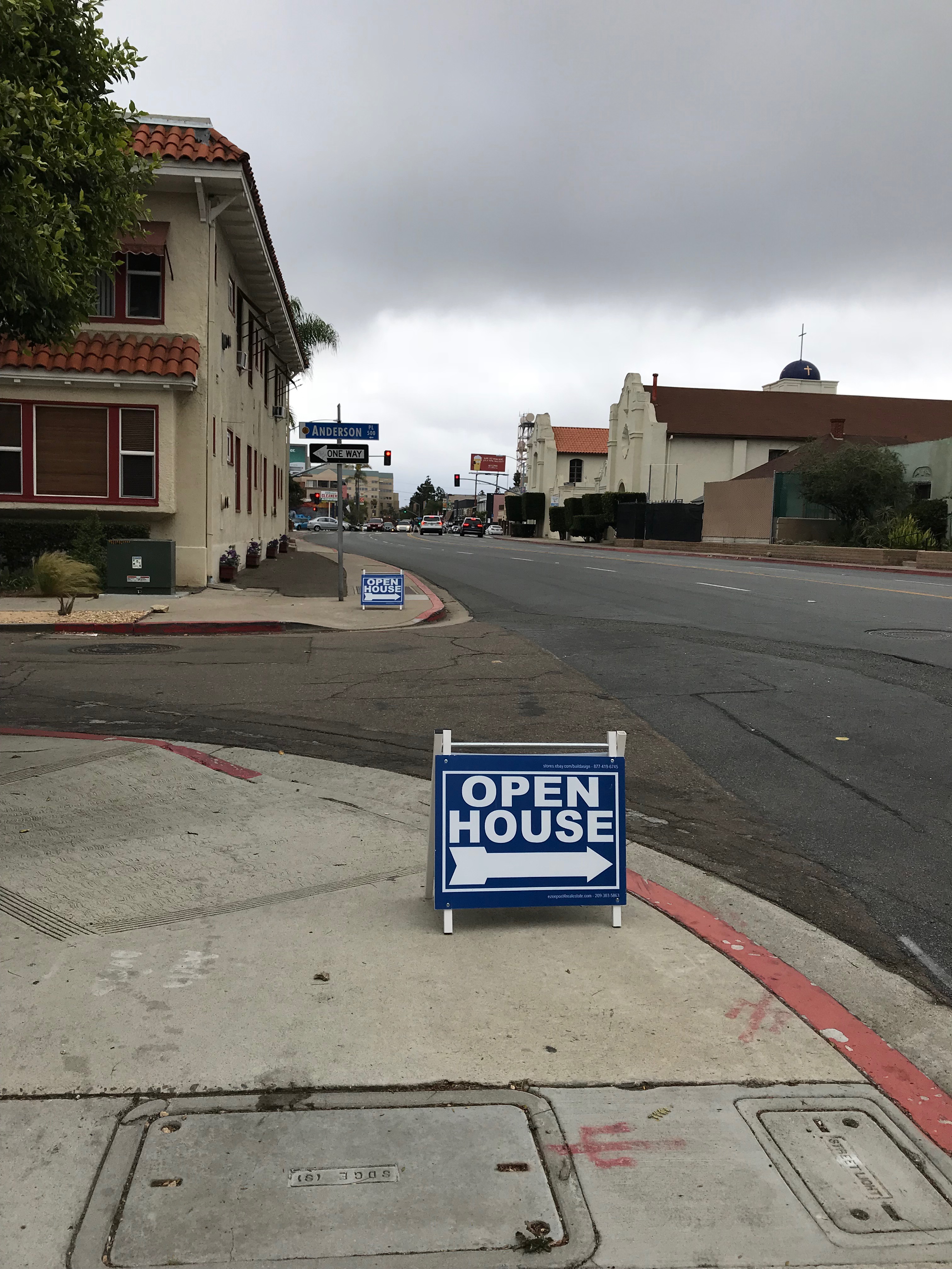 Generic open house sign