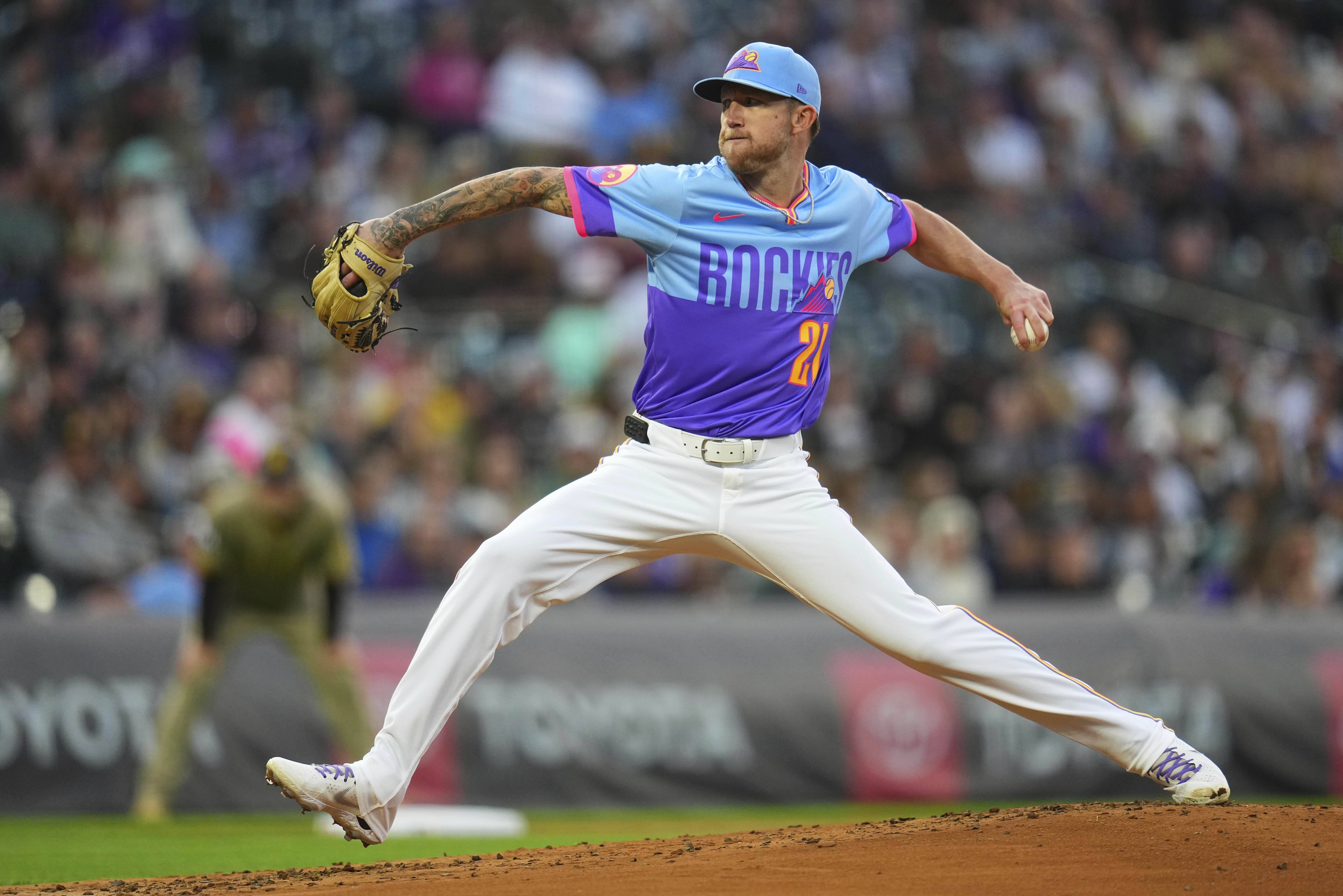 Padres Rockies Baseball