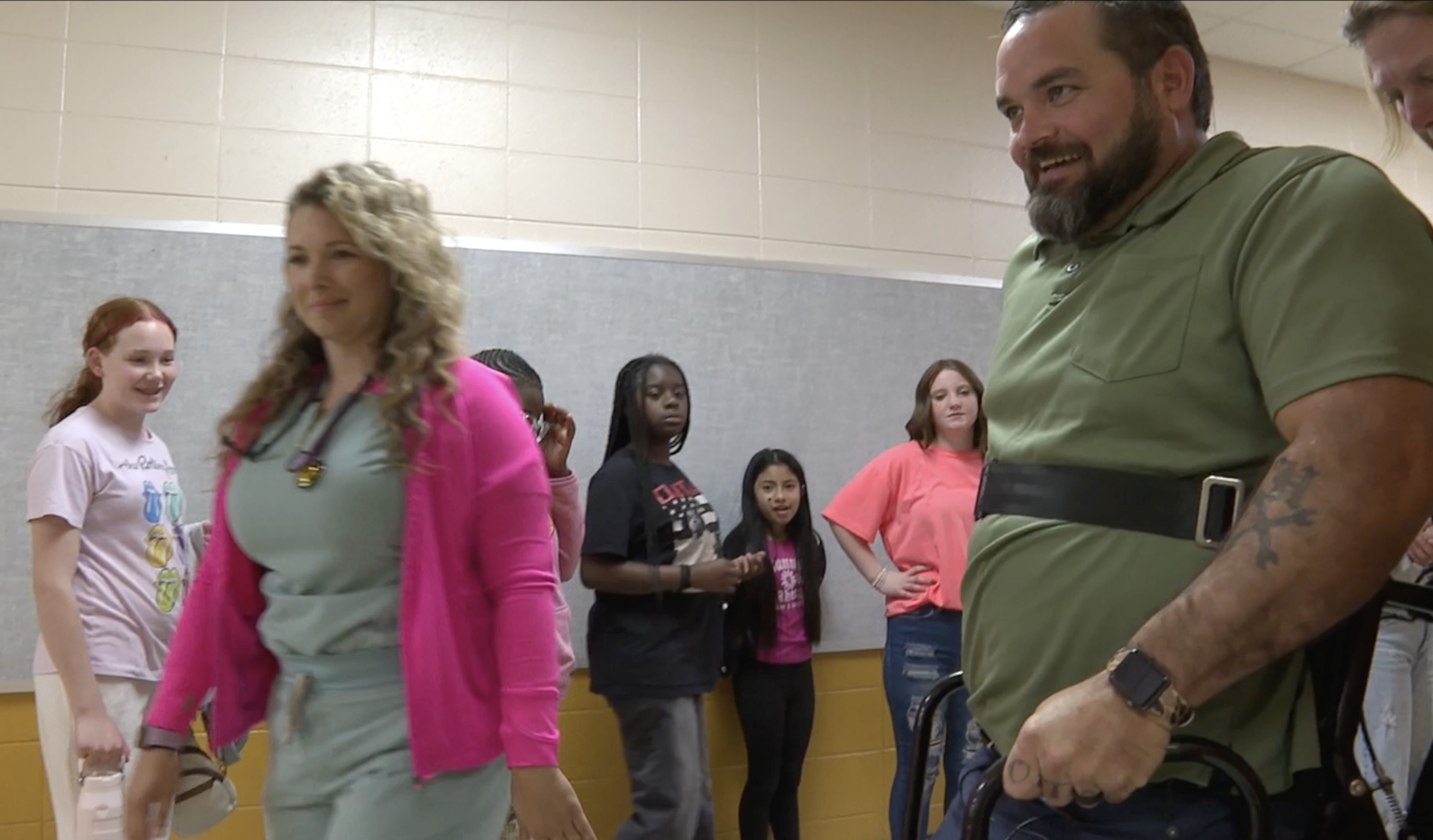 Thomasville teacher surprised with stand-up wheelchair after insurance denies medical necessity claim