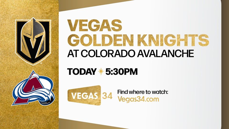 Vegas Golden Knights against Colorado Avalanche