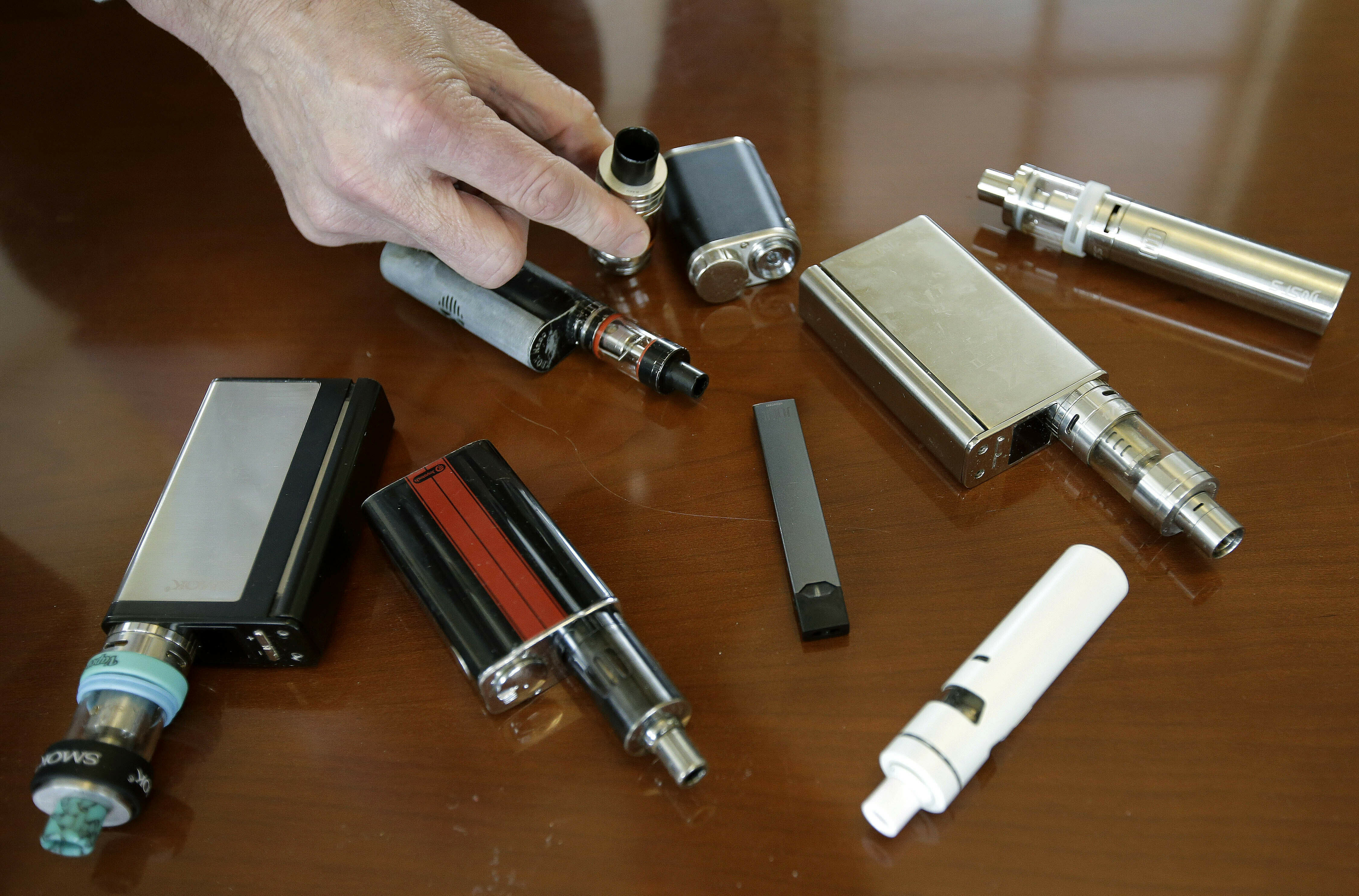 Vaping E-cigarettes teen vaping AP photo
