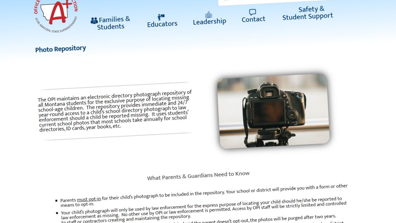 Montana school photo repository