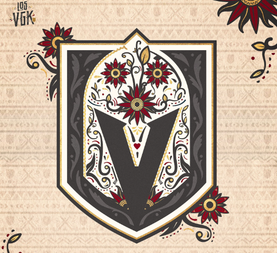 VGK Hispanic Heritage Knight