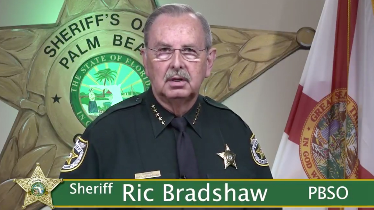 Palm Beach County Sheriff Ric Bradshaw
