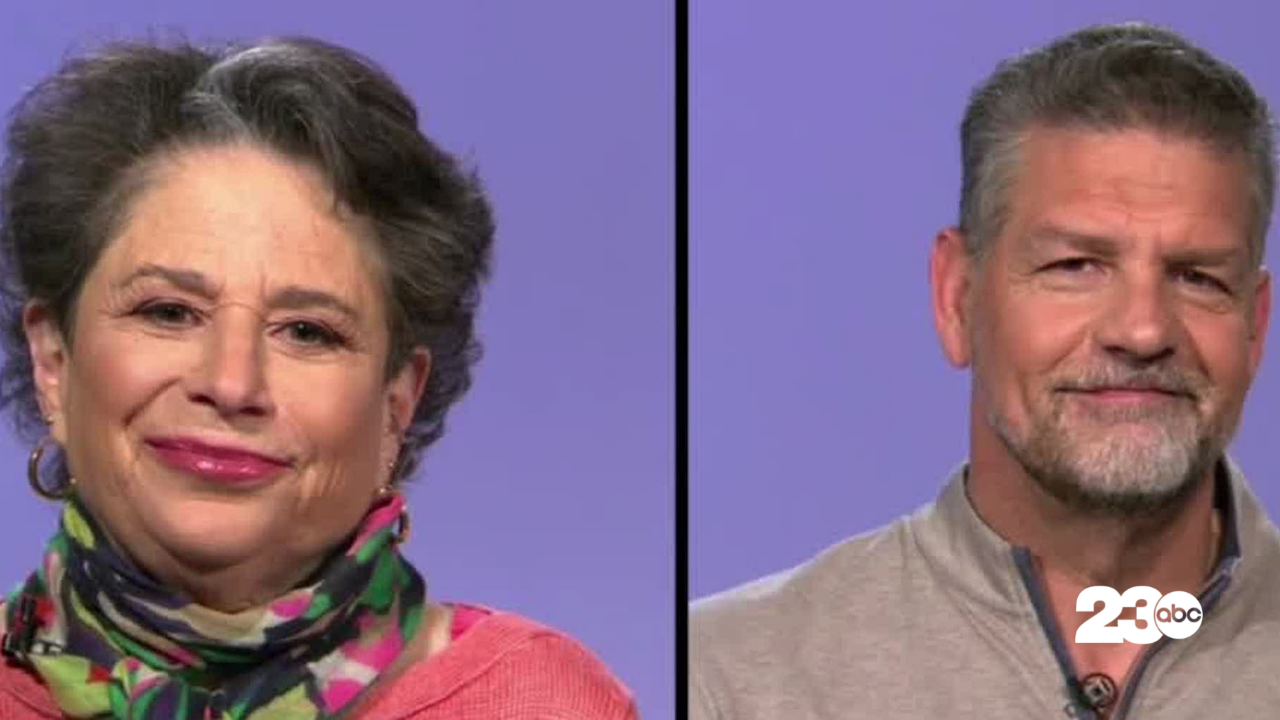 Hope Warshaw and Mike Golic