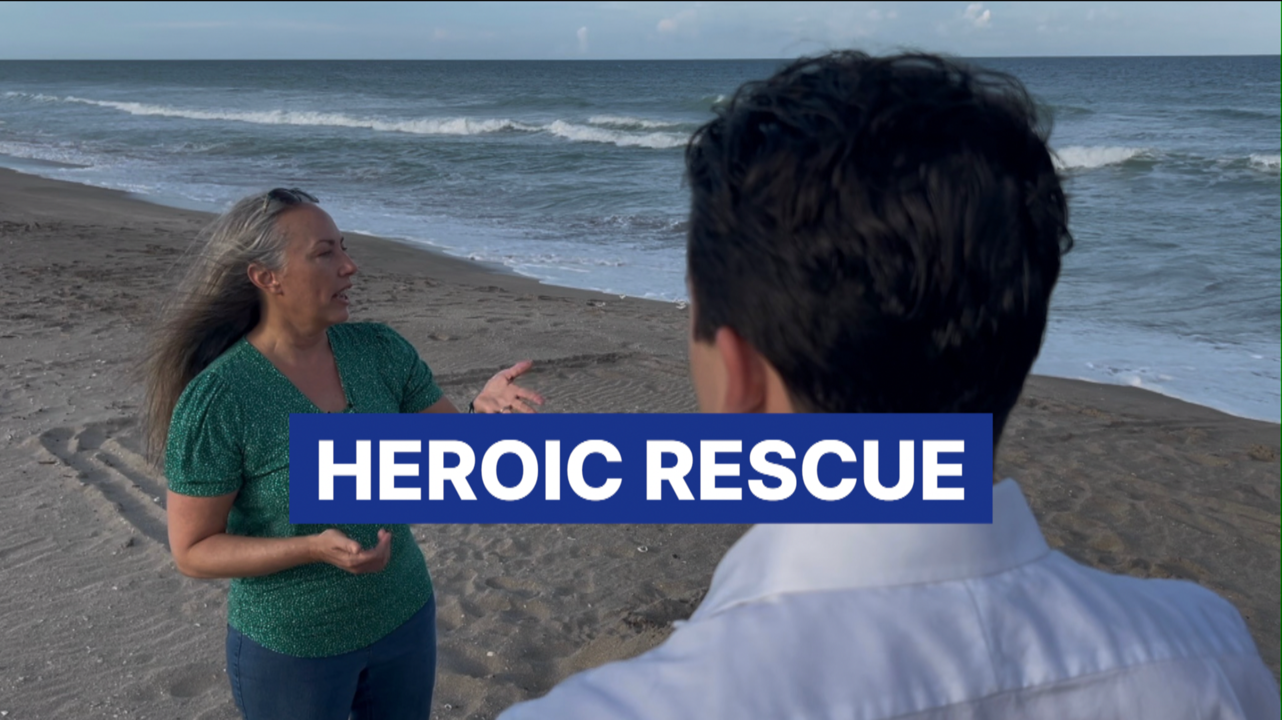 Martin County employee rescues 3 girls caught in rip current at Bob Graham Beach