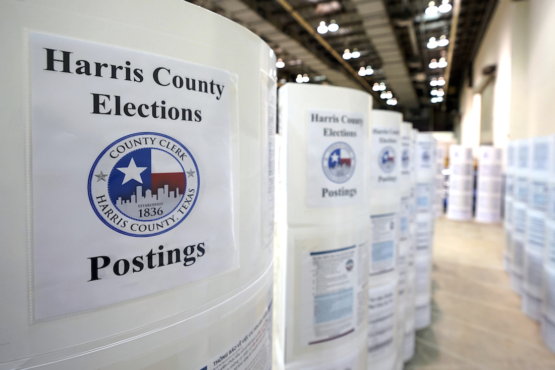Texas high court denies GOP effort to reject Houston votes