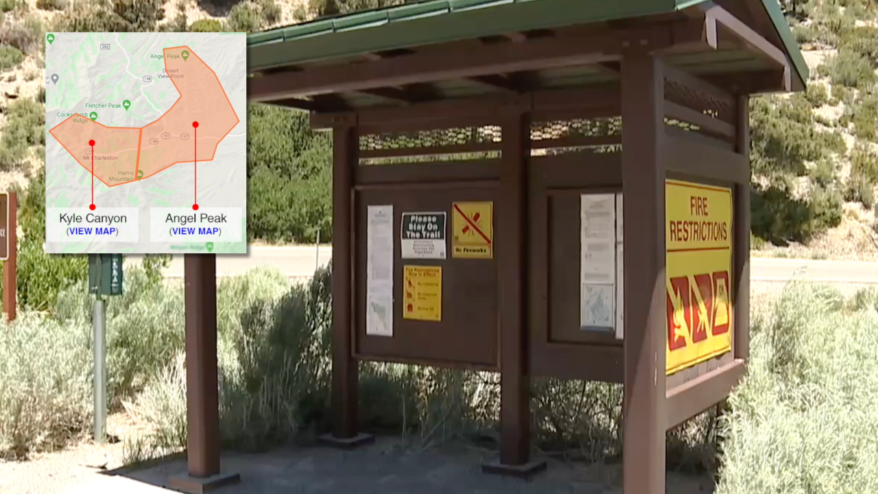 Mount Charleston red flag warning 