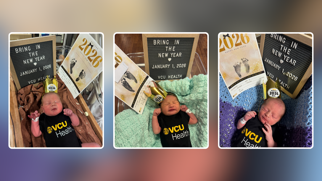 VCU Health welcomes first babies of 2026