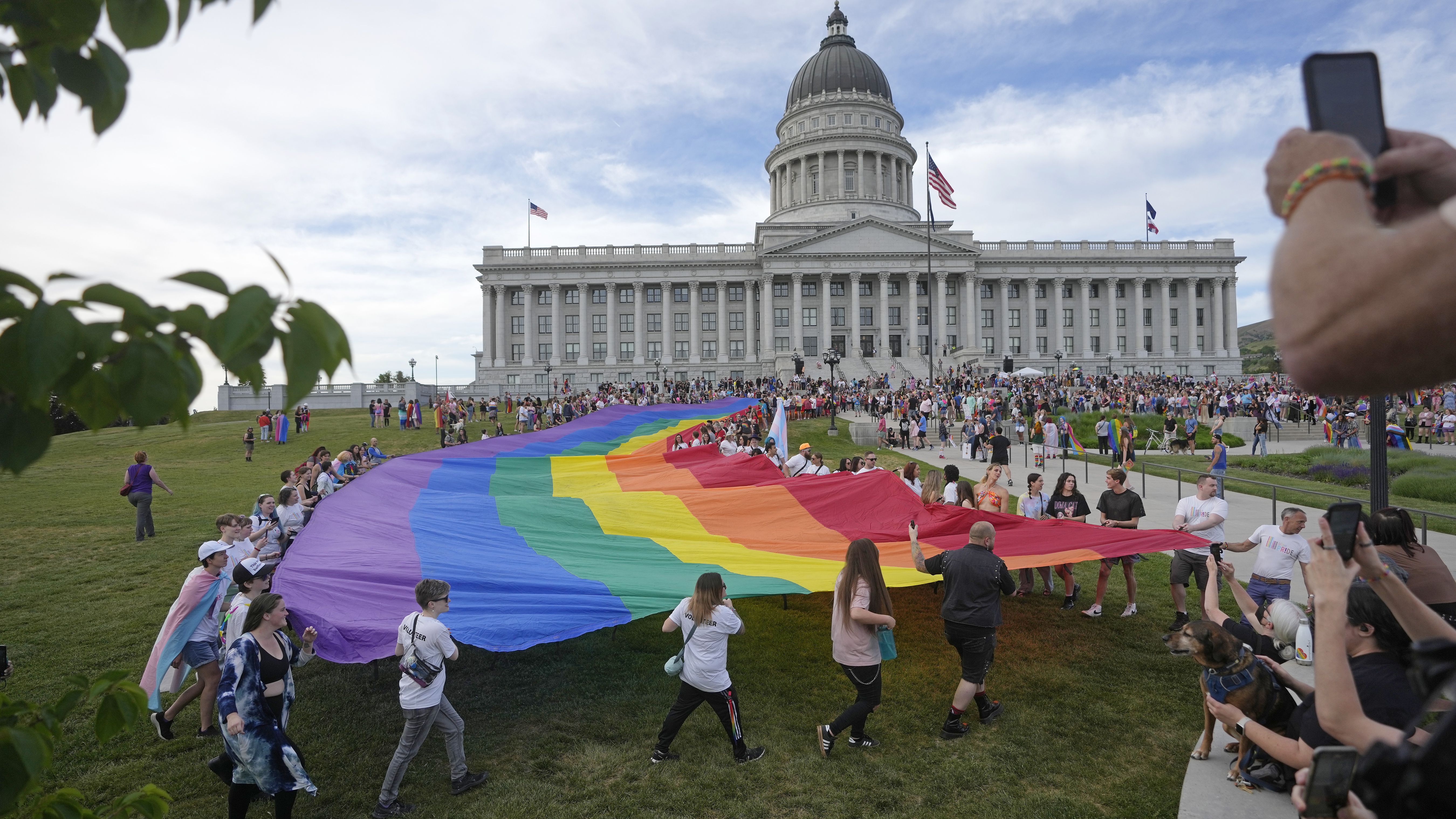 SLC pride protest