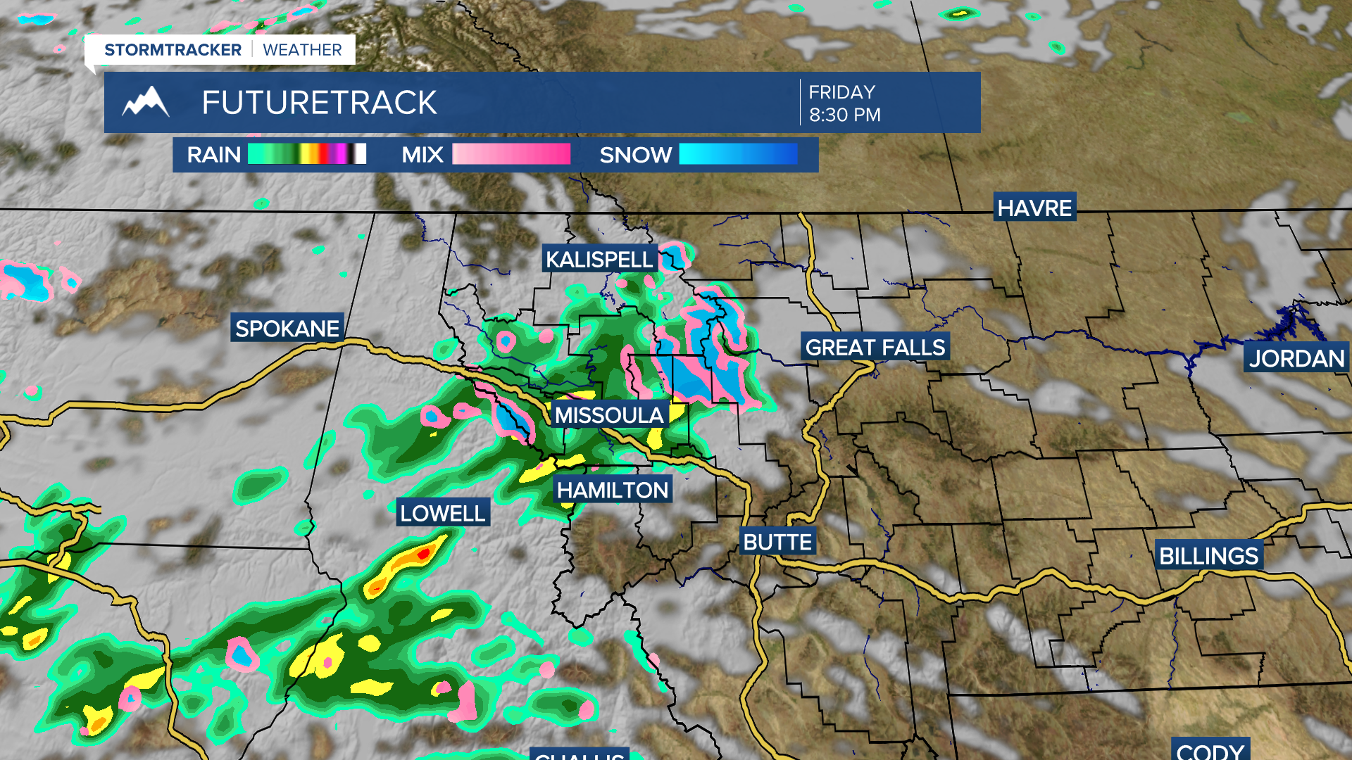 Rain drops keep falling through the beginning of the weekend
