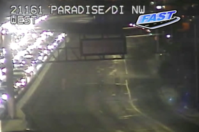 Desert Inn Road shut down for shooting investigation on January 30.