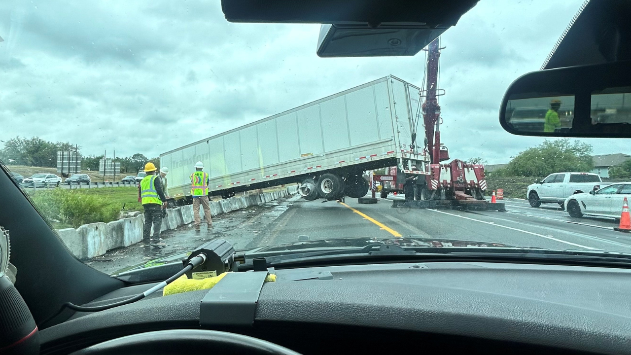 semi crash on I-4 in Polk County