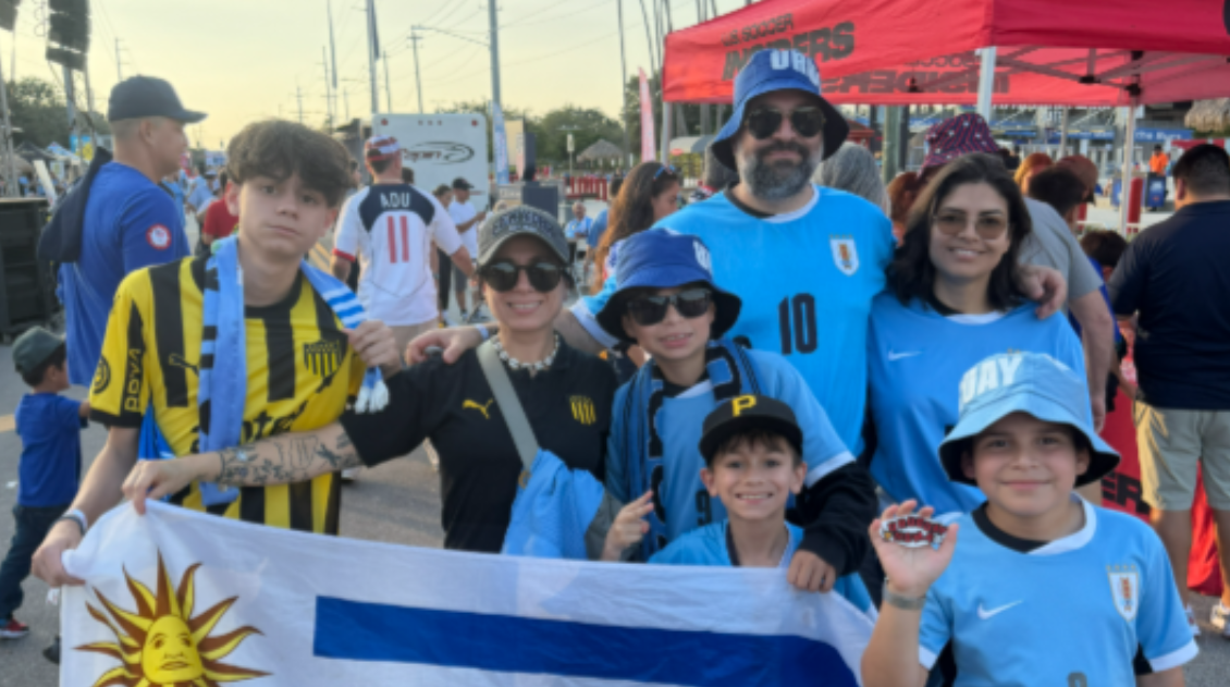 Soccer Fans Pre-Game vs. Uruguay