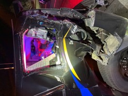 Douglas County Sheriff's Office patrol vehicle hit by suspected drunk driver