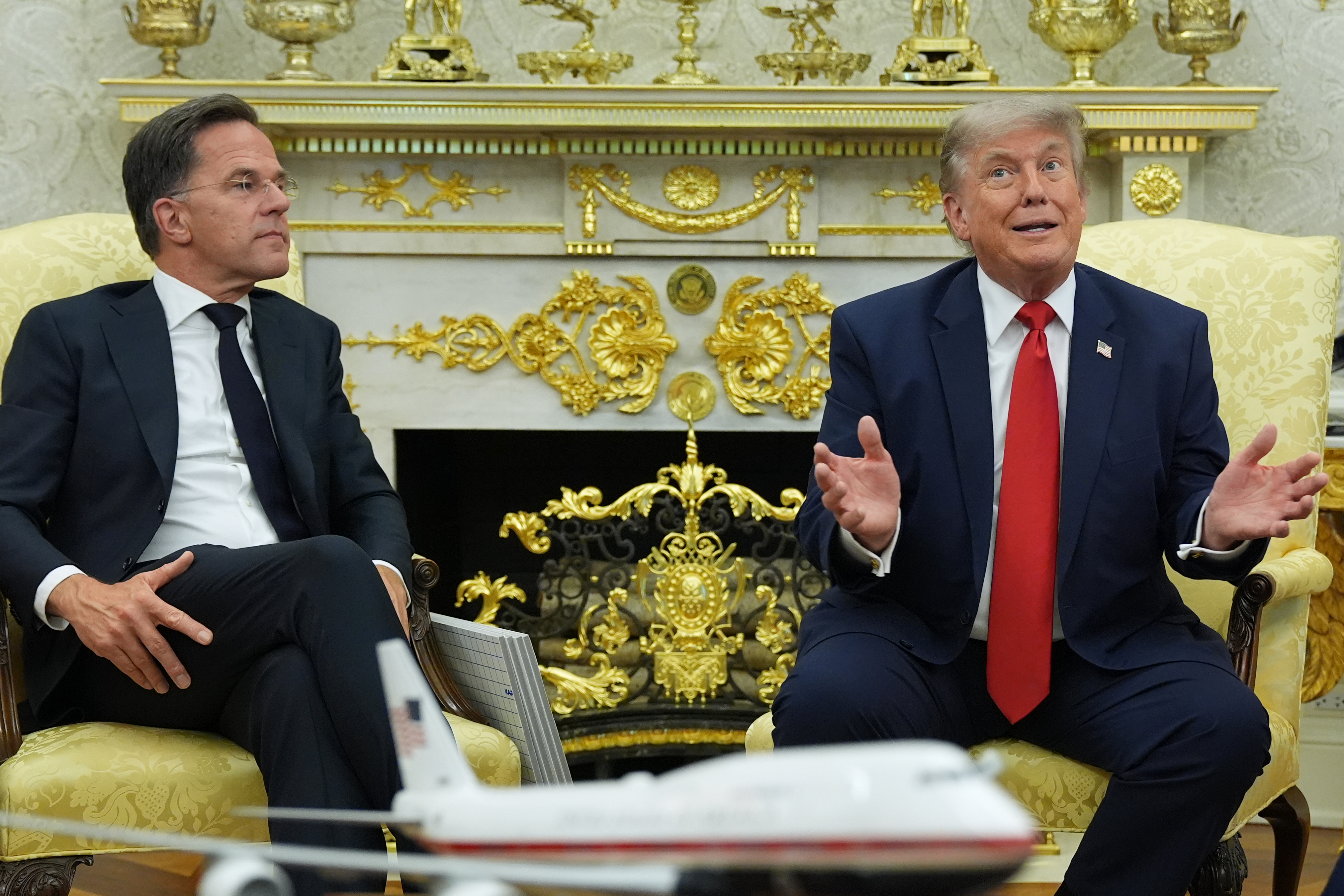 Trump NATO Rutte