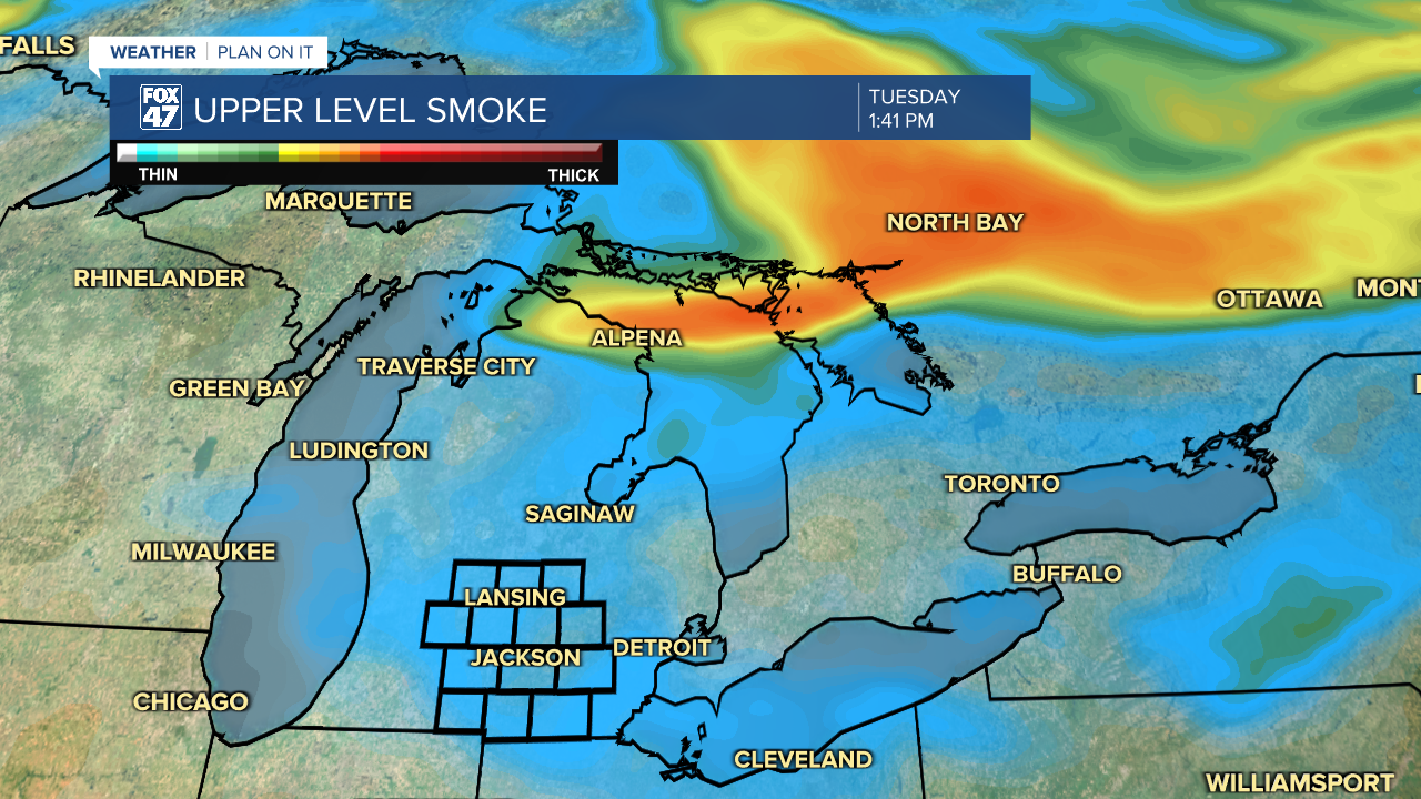 Wildfire smoke clears out today with improving air quality