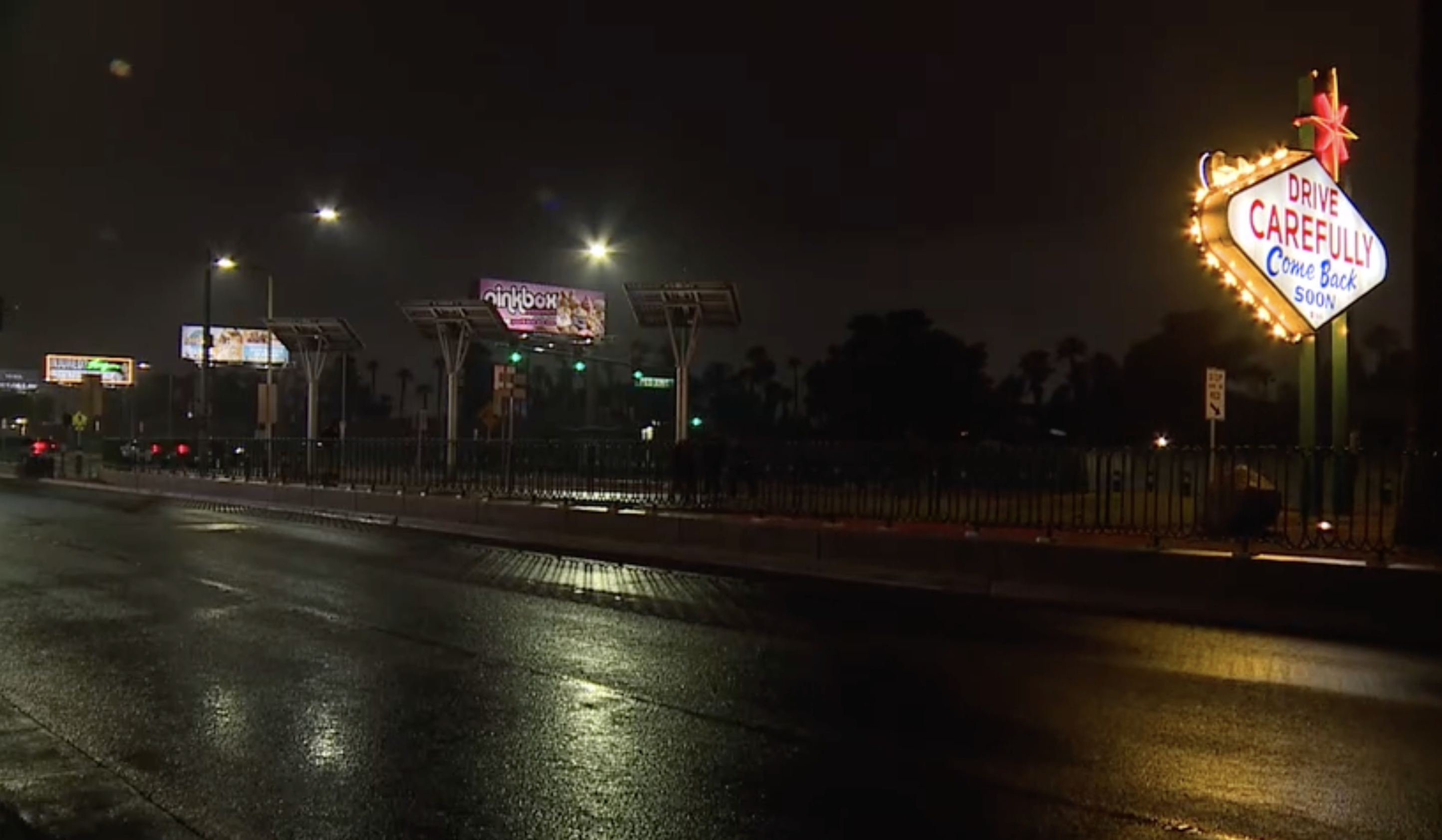 Driver arrested after early morning hit-and-run, first traffic fatality for LVMPD this year